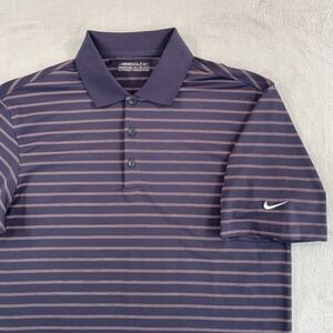Nike Golf FIT Dry Polo Shirt Men Small Multi Striped Performance Swoosh SS NWOT